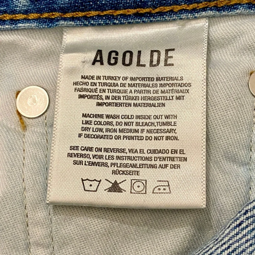 AGOLDE Jamie High Rise Spectator Classic Straight Leg Jeans‎ Organic Offduty 25